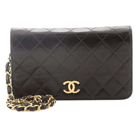 chanel green vintage small flap|Chanel vintage full flap.